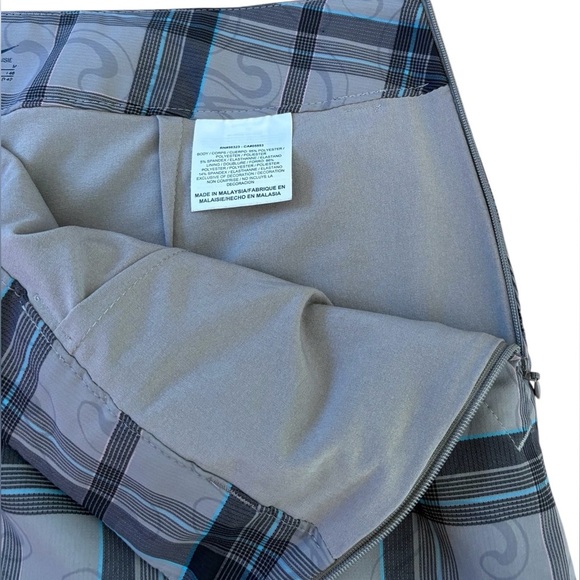NEW, Nike Golf, Plaid Skort With Pockets, Medium, Gray, Black 🏌️♀️ - Picture 3 of 8